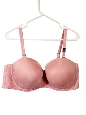 Torrid Plus Size Strapless Push-Up Smooth Bra Pink Size 46DDD NEW